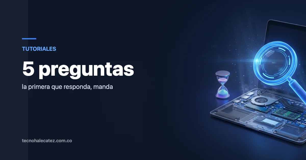 Tu computador va lento: el diagnóstico en cinco pasos