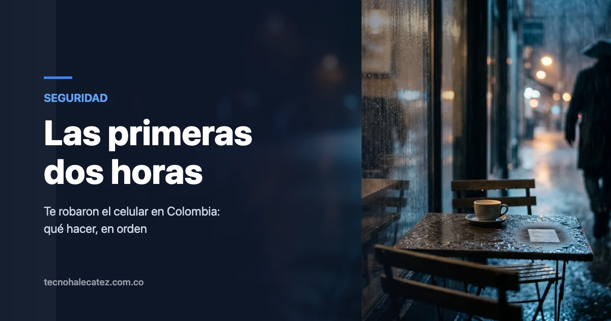 Te robaron el celular en Colombia: qué hacer en las primeras dos horas